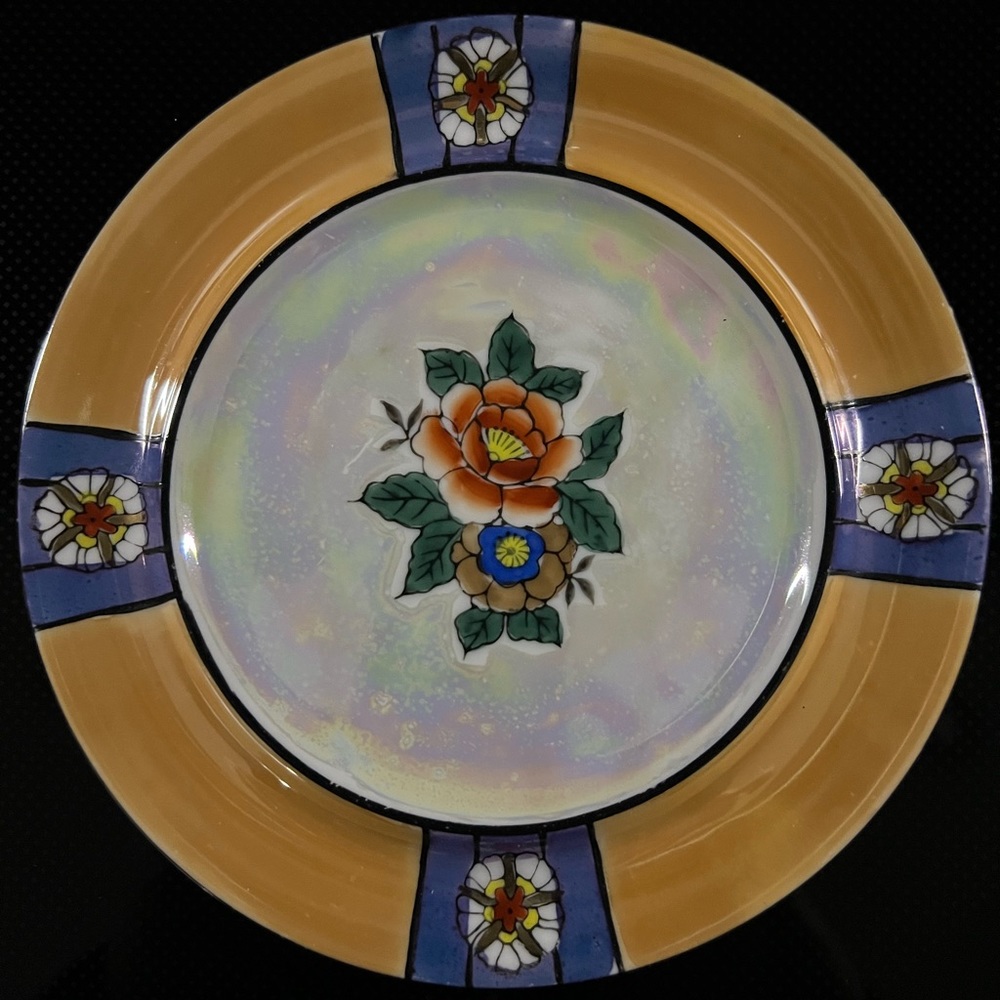 VINTAGE JAPANESE LUSTERWARE PLATE